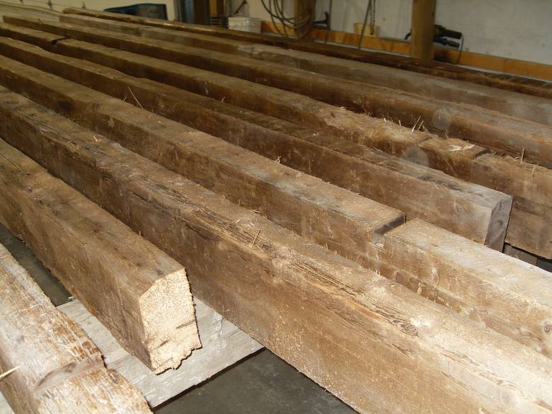 4x8 Timbers laid out